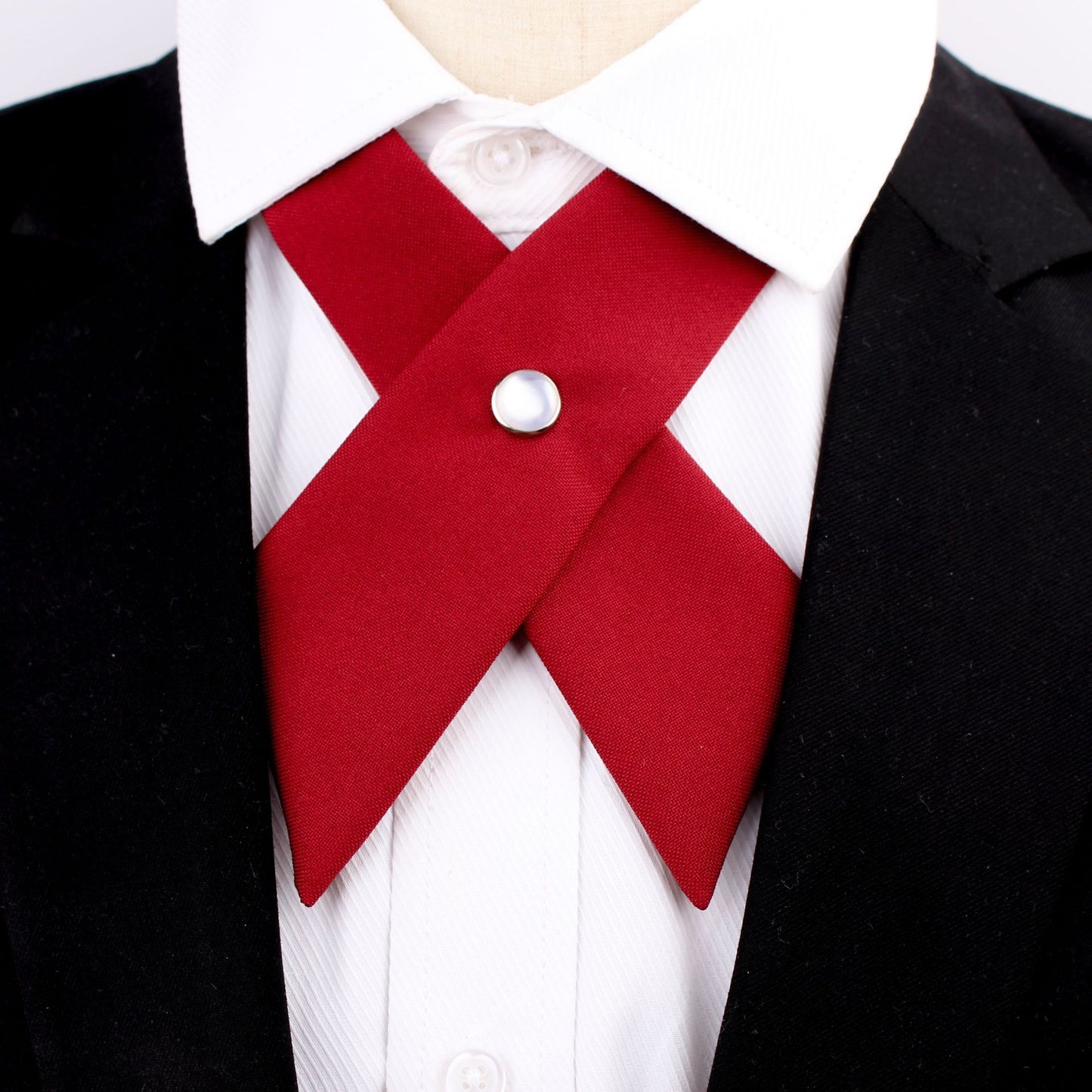 Student Cross Bow Tie Bow Tie Korean Style College Style JK Uniform Host Very Convenient Bow Tie